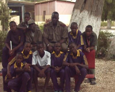 Notre chef de classe avec mes amis